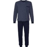 Moška pižama dolg rokav s patentom