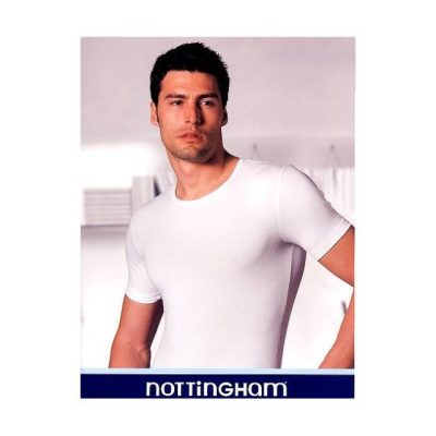 Moška majica na okrogu izrez v beli barvi Cotonella in druge znamke trgovinamacek