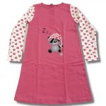 Ženska topla spalna srajca dolg rokav