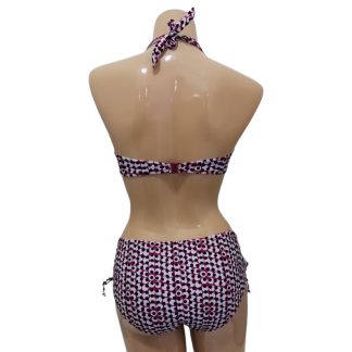 Ženske dvodelne kopalke, modrček nepodložen in brez kosti hlačke z vrvico pri straneh Dvodelne trgovinamacek 2