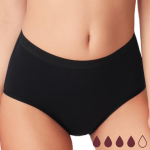 Ženske bombažne menstrualne hlačke močan tok