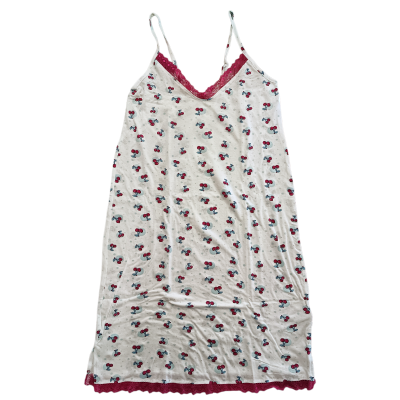 Ženska spalna srajca na ozke naramnice iz 100% tankega bombaža Pomlad-poletje trgovinamacek