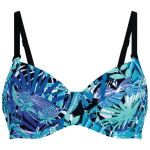 Ženske kopalke modrček s kostjo, košarice C, D, E in F