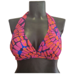 Ženske dvodelne kopalke modrček trikotnik rahlo podložen brez kosti