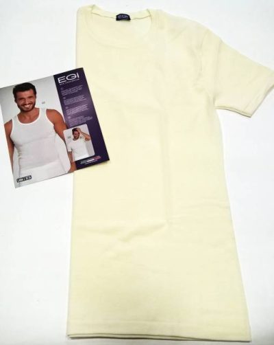 Moška majica kratek rokav iz volne in svile art.:456 Moško spodnje perilo iz volne trgovinamacek