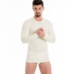 Moška majica dolg rokav iz 100% volne